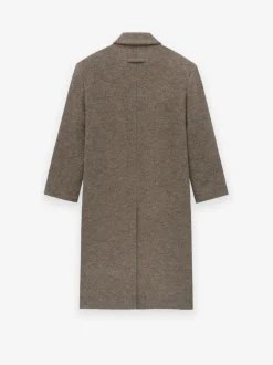 Boiled Wool Relaxed Overcoat
