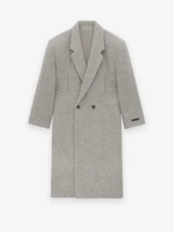 Boiled Wool Relaxed Overcoat