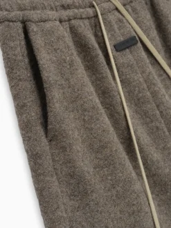 Boiled Wool Relaxed Shorts
