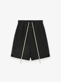 Boiled Wool Relaxed Shorts