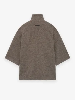 Boiled Wool Short Sleeve Jacket