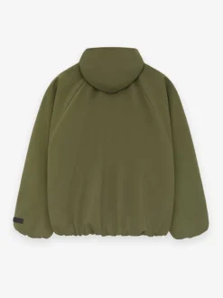 Bonded Nylon Hooded Bomber
