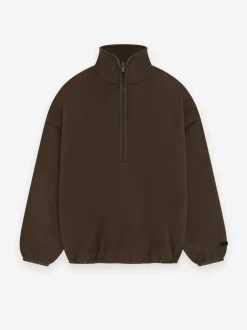 Brushed Half Zip Pullover