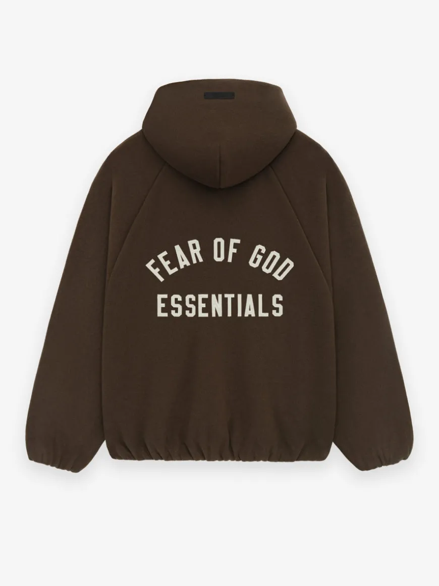 Brushed Hooded Bomber
