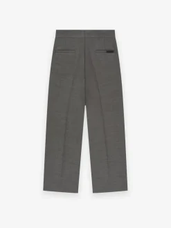 Double Cotton Wool Wide Leg Trousers