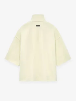 Double Wool Cashmere Short Sleeve Jacket