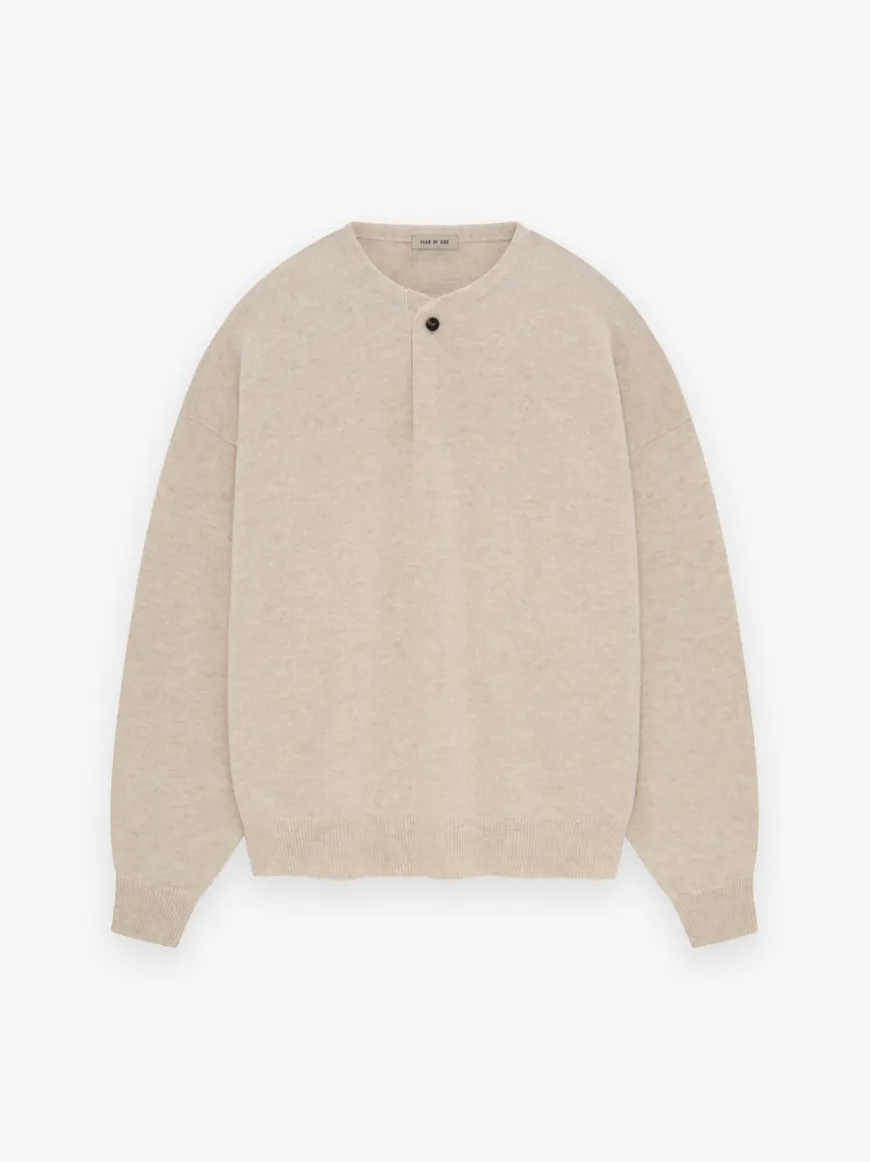 Fine Knit Henley