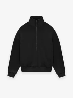 Fleece Half Zip Mockneck