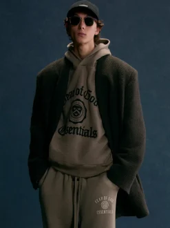 Heavy Fleece Vintage Shrunken Hoodie