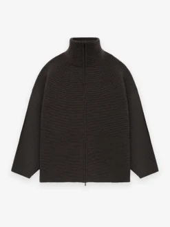 Heavy Ottoman Full Zip Sweater