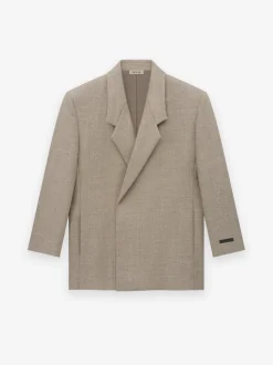 Heavy Wool Twill Relaxed Blazer
