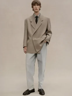 Heavy Wool Twill Relaxed Blazer