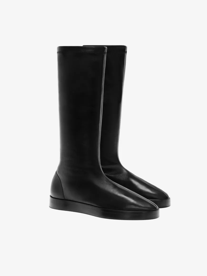 Leather Stretch Boot