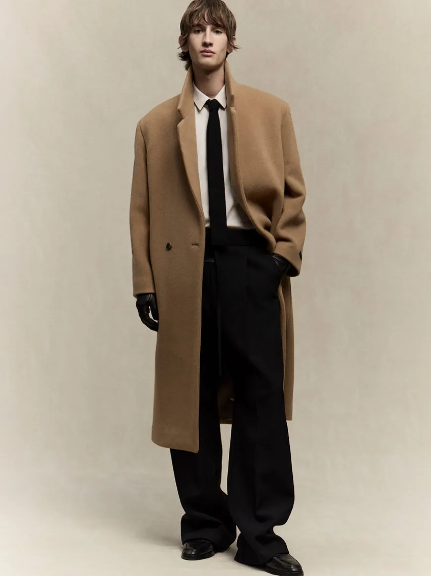 Melton Wool Overcoat