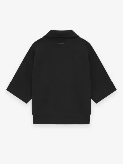 Merino Short Sleeve Polo Sweater