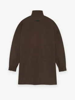 Military Nylon Mockneck Anorak