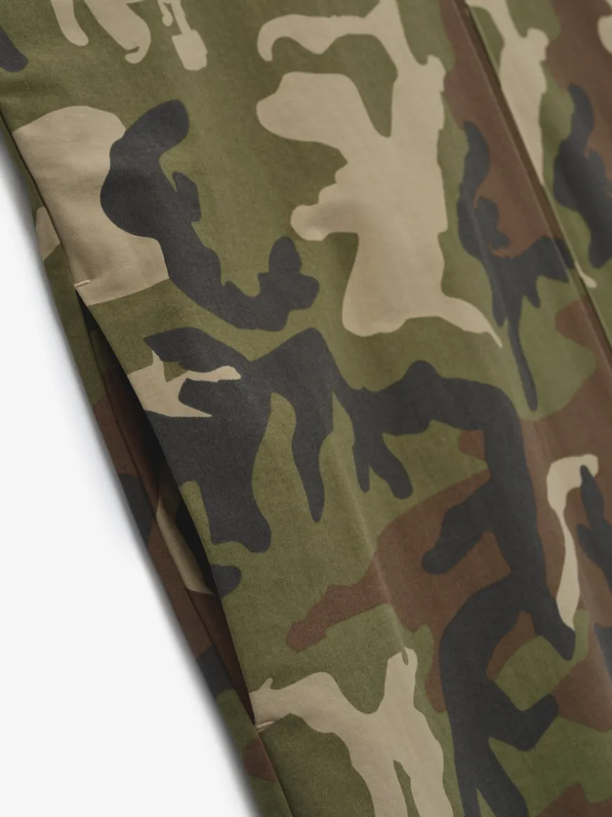 Military Nylon Trench Jacket
