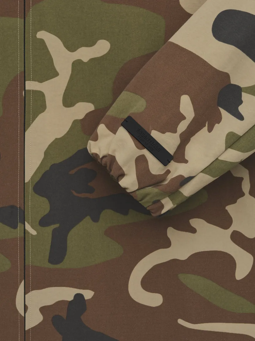 Military Nylon Trench Jacket