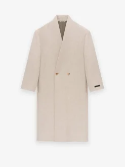 Military Wool Lapelless Coat