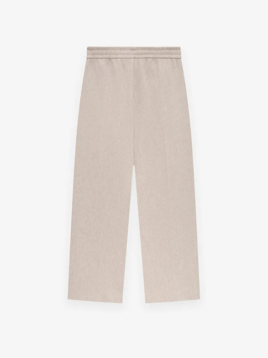 Military Wool Wide Leg Pants