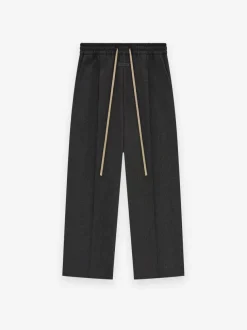 Military Wool Wide Leg Pants