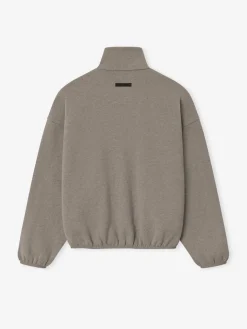 Modern Fleece Track Jacket With Piping