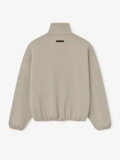 Modern Fleece Track Jacket With Piping