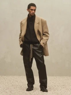Nubuck Leather Forum Pants