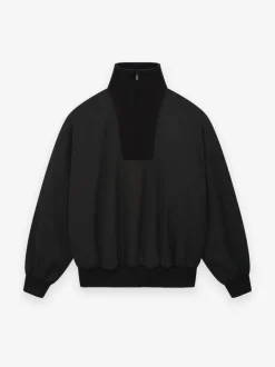 Nylon Wool High Neck Pullover