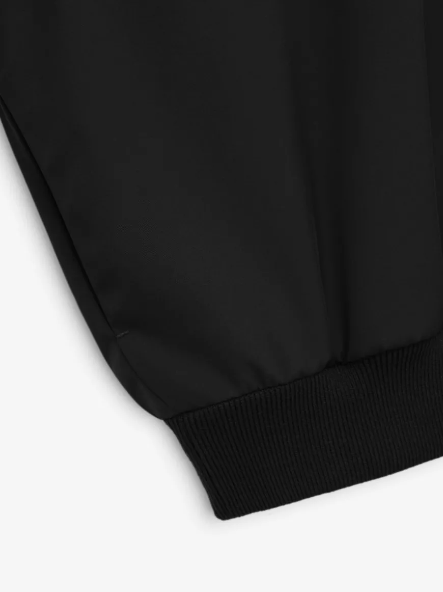 Nylon Wool High Neck Pullover