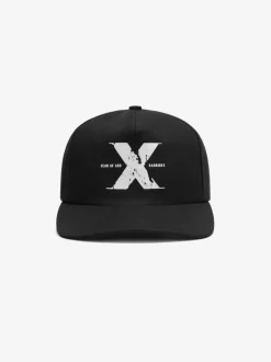 Printed "X" Snapback