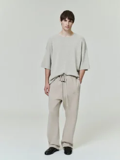 Relaxed Fleece Sweatpant With Piping