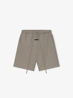 Relaxed Fleece Sweatshort With Piping