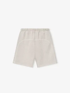 Relaxed Fleece Sweatshort With Piping