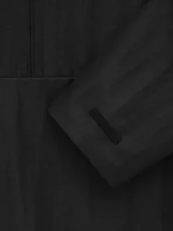 Textured Nylon Halfzip Pullover
