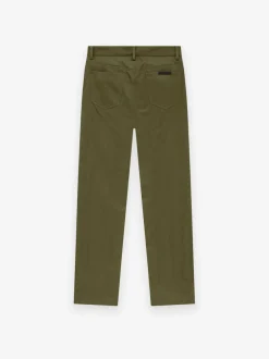 Textured Nylon 5-Pocket Pant