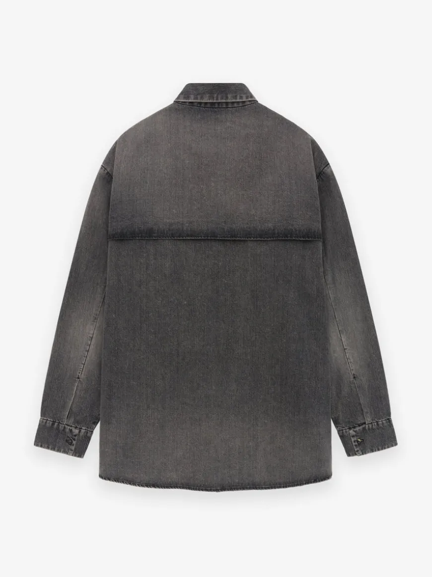 Vented Denim Shirt
