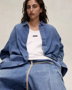 Vented Denim Shirt
