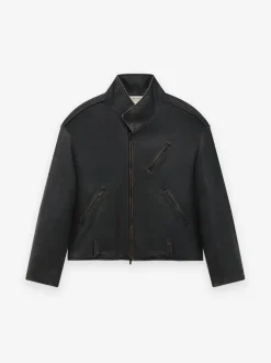 Vintage Leather Motorcycle Jacket