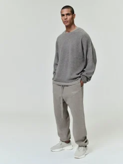 Waffle Crewneck Sweater