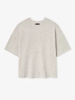 Waffle Short Sleeve Sweater