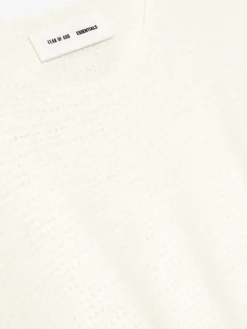 Waffle Short Sleeve Sweater