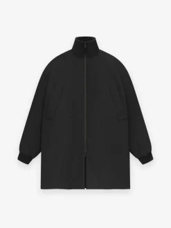 Weighted Twill Filled Car Coat