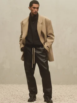 Weighted Twill Relaxed Blazer