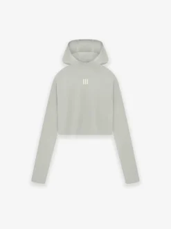 Womens Base Layer Crop Hoodie
