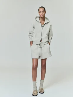 Womens Classic Fleece Zip-Up Hoodie