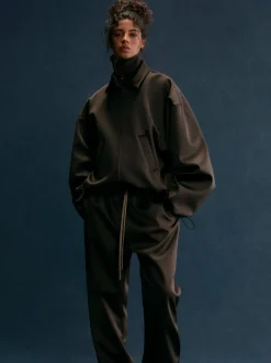 Women's Satin Nylon Bomber Jacket