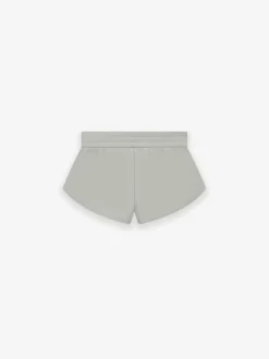 Womens Suede Fleece Short