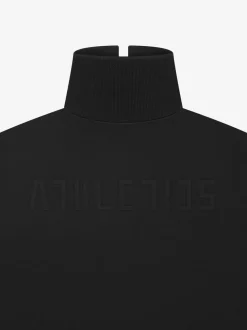Womens Tricot Mockneck