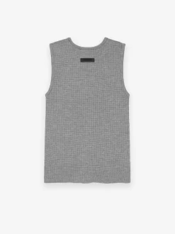 Womens Waffle Tank